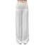 Pantalón de mujer Elisabetta Franchi - Pantalón con cinturón - Marfil
