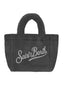 Sacs à main pour femme Mc2 Saint Barth - Vanity Mini Soft Fur 0015 Emb - Noir