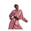 D.Exterior Chemises Femme - Chemise Kimono Fluide Satin - Fuchsia