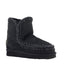 Mou Women's Boots - Eskimo 18 Glitter Logo - Black