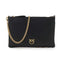 Cartera de mujer Pinko - Flat Classic Seda de becerro - Negro