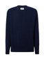 Maglioni Uomo Mc2 Saint Barth - Regent Braid Wool 62 Night Blue - Blu