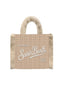 Mc2 Saint Barth Sacs à main pour femme - Vanity Mini Shearling Rib Fur 11 Emb - Beige