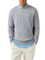 Maglioni Uomo Mc2 Saint Barth - Regent Braid Wool 15Ml Light Melange - Grigio
