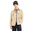 Fay-Herrenjacken – 4 Baumwoll-Twill-Haken – Fay-Archiv – Beige