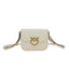 Pinko Sacs à bandoulière pour femmes - Love Box Bag Fl Mini Nappa - Blanc