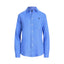 Chemises Ralph Lauren pour femmes - Chemise classique à manches longues et boutonnée sur le devant - Bleu clair