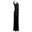 Casual Women's Dresses D.Exterior - Patchwork Long Dress S/M - Black