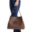 Bolsos de hombro para mujer Etro - Shopping Libra S Denim Jacquard - Multicolor