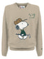 Mc2 Saint Barth Herren-Kapuzenpullover – Heron Snoopy Golf 11 Patch – Beige