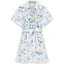 Mc2 Saint Barth Robes décontractées pour femme - Joseline Linen Flower Blue 01 - Multicolore