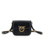 Pinko Damen Umhängetaschen - Love Box Bag Fl Mini Nappa - Schwarz