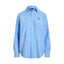 Chemises Ralph Lauren pour femmes - Chemise classique à manches longues et boutonnée sur le devant - Bleu clair