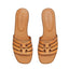 Tory Burch Women's Slippers - Ines Cage Slide - Camel