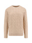 Felpe senza cappuccio Uomo Mc2 Saint Barth - Regent Braid Wool 11 Beige - Beige