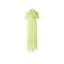 Casual clothes for women Pinko - Verzellino warp-knit pleated jersey dress - green