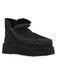 Bottes Mou pour femmes - Mini botte à plateforme Eskimo - Noir