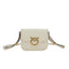 Pinko Sacs à bandoulière pour femmes - Love Box Bag Fl Mini Nappa - Blanc