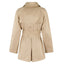Fay Women's Waterproof Jackets - Trench coat in technical poplin fabric - Beige