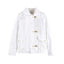Fay Women's Jackets - 3 Hooks in Garment Dyed Cotton Twill - White