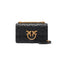 Pinko Sacs à bandoulière pour femme - Love One Mini Dc Vitello Seta - Noir