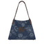 Sacs à bandoulière pour femme Etro - Shopping Libra M Denim Jacquard - Bleu