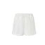 Shorts de mujer Pinko - Shorts de lino Stay With Me - Blanco