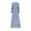 Mc2 Saint Barth Robes décontractées pour femme - Sylvia Cotton Salngallo Embry 36 - Bleu clair