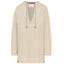 Mc2 Saint Barth Women's Ponchos and Capes - Alicia Crochet Mesh 11 - Beige