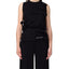 Damskie podkoszulki i topy Elisabetta Franchi - Tank top - Czarny