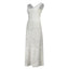 Freizeitkleider Damen D.Exterior - Patchwork Langes Kleid S/M - Weiß