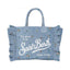Sacs à main femme Mc2 Saint Barth - Vanity Mini Volant Denim Flowers Emb - n.d.