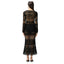 Pinko Freizeitkleider für Damen – Ortles Fantasy Net Dress – Schwarz
