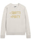 Felpe senza cappuccio Donna Mc2 Saint Barth - New Queen Sbatty Party 10Or - Panna