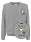 Mc2 Saint Barth Herren-Kapuzenpullover – Heron Light Embry Snoopy Complicated 15M – Grau