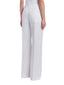 Pantaloni Donna Dondup - Pantalone Wide Leg Janice In Gabarsdina - Bianco