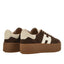 Sneaker Donna Hogan - H698 Allacciato H - Marrone