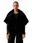 Poncho e mantelle Donna Pinko - New Comodino Cappa Aspen - Nero