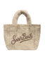 Borse a mano Donna Mc2 Saint Barth - Colette Soft Fur Hand Bag With Strap - Sabbia