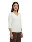 T-shirt Donna Maria Bellentani - T-Shirth M3/4 Con Profili In Maglia - Bianco