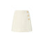 Gonne casual Donna Pinko - Flan Gonna Tweed Fantasia - Bianco