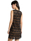 Vestiti casual Donna Michael Kors - Faux Crochet Mini Dress - Nero