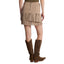 Gonne casual Donna Michael Kors - Suede Fringe Mini Skirt - Beige