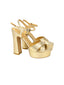 Scarpe con tacco Donna CHANTAL 1962 - Satin Platiino - Oro