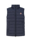 Giacche Uomo Colmar - Quilted Vest With Detachable Hood Padded With Natu - Blu