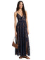 Vestiti casual Donna Michael Kors - Corded Lace Maxi Dress - Blu