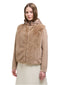 Giubbini Donna Colmar - Faux Fur Hoodie Jacket - Beige