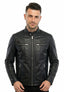 Giacche Uomo Emanuele Curci - Giacca In Pelle - Nero-Antropos Boutique