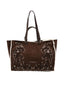 Borse a mano Donna Ermanno Scervino - Large Tote Barbara Shirling Dark Brown - Marrone