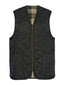 Gilet Uomo Barbour International - Quilted Waistcoat /Zip-In Liner - Oliva